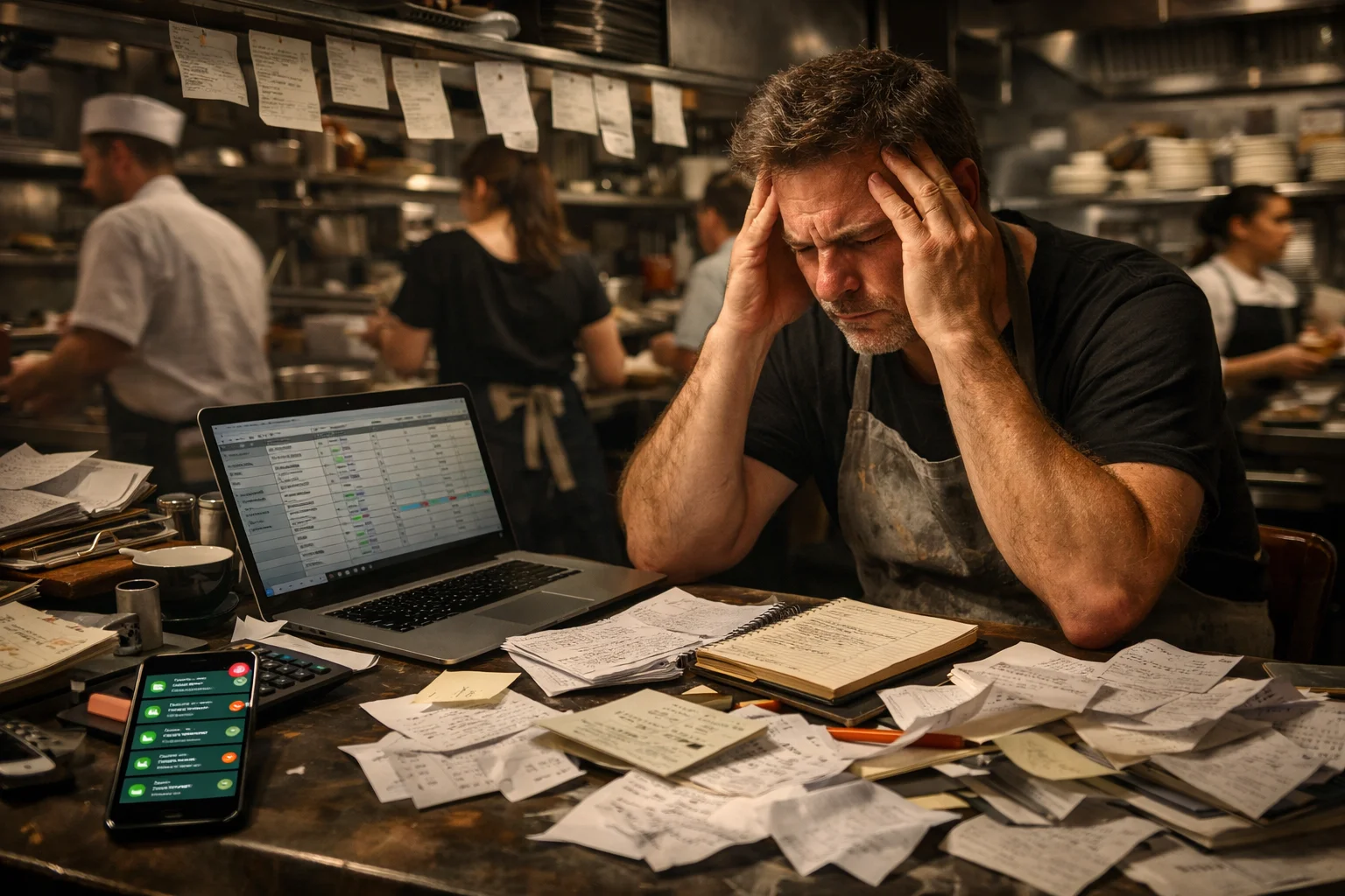 Desorganização operacional no comércio local