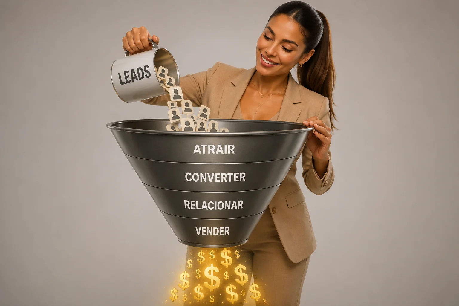 funil de vendas para pequena empresa etapas e conversão