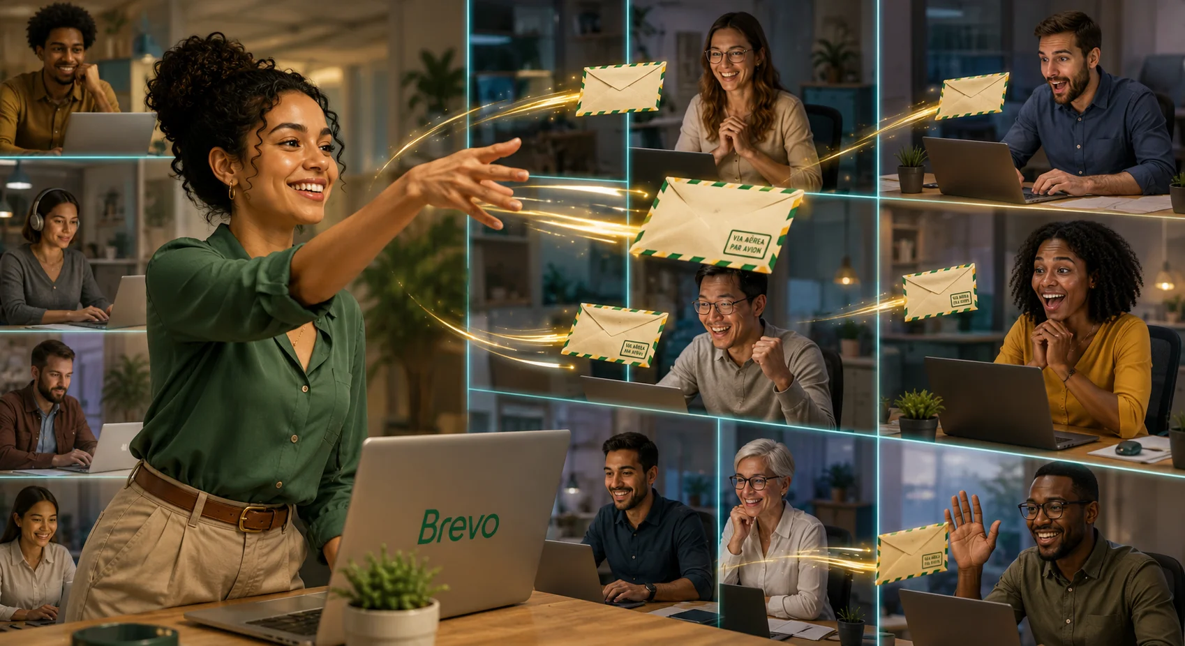 automação de e-mail para pequena empresa com Brevo
